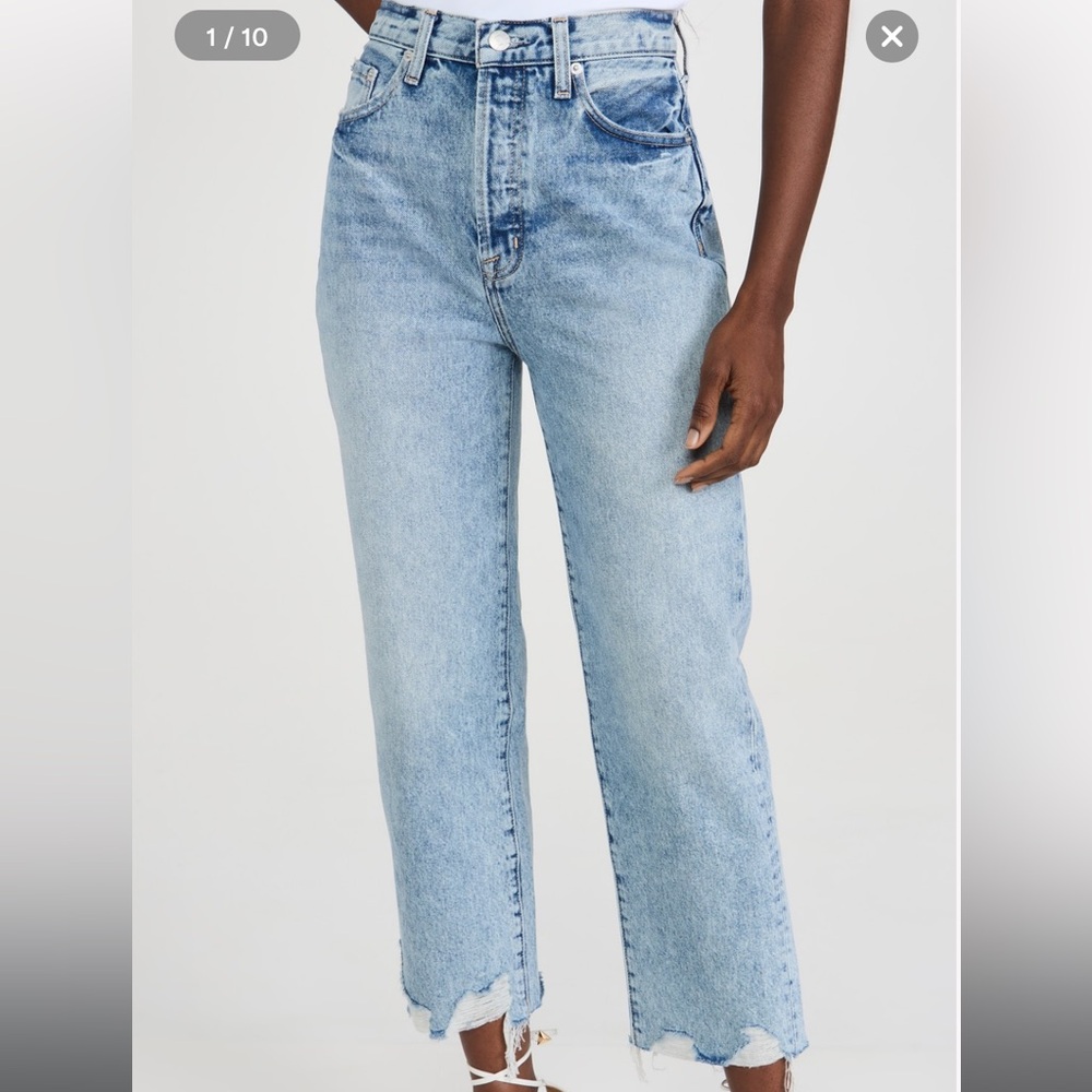 Cassie Super High Rise Straight Crop - Baja